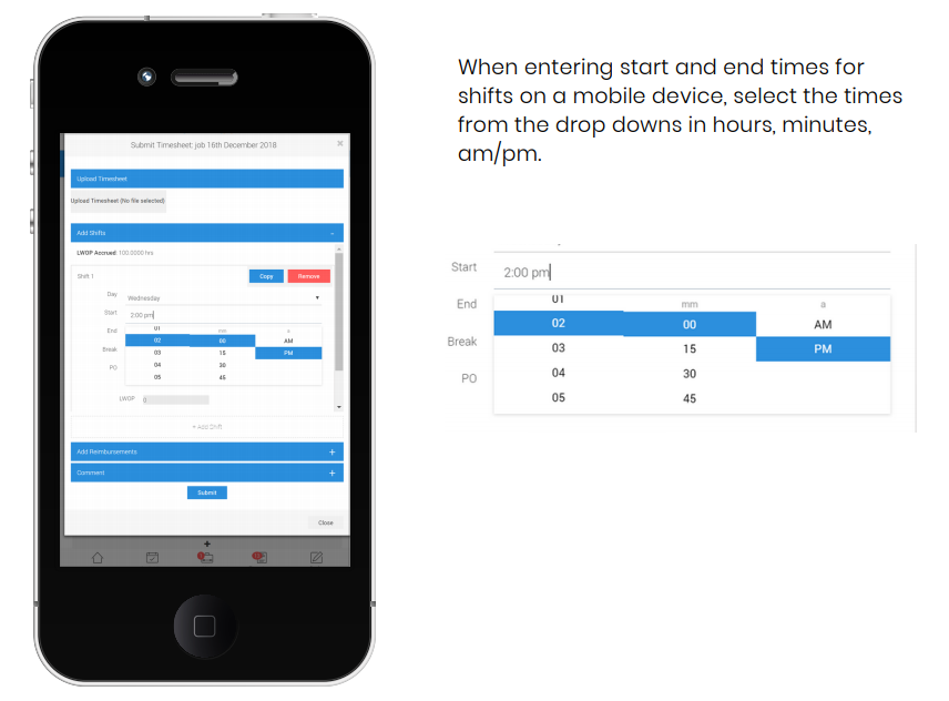 Time shortcuts in Rosters and Approve Shifts and Timesheets foundU